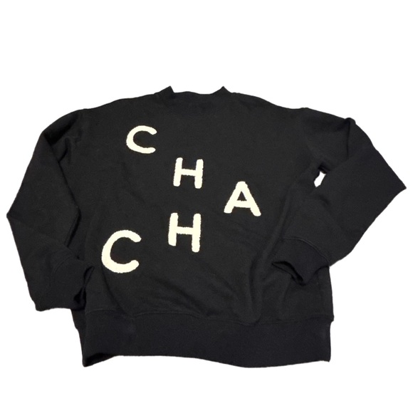 EllandEmm “Cha Cha” Black Graphic Sweatshirt – Women’s Medium ✨ - Picture 2 of 5